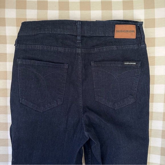 NWT Calvin Klein Jeans Women’s Dark Denim Size 30 high rise skinny - Picture 2 of 5